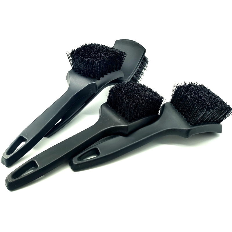 high quality auto tire care cleaning washing car wheel detailing brush ultra soft detail kit set brushes pack with long handle