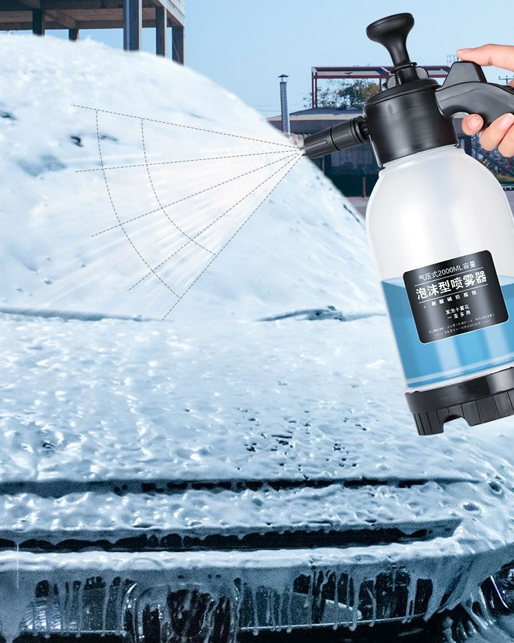 2L snow portable manual foaming foam sprayer hand foam car wash pump pressure sprayer