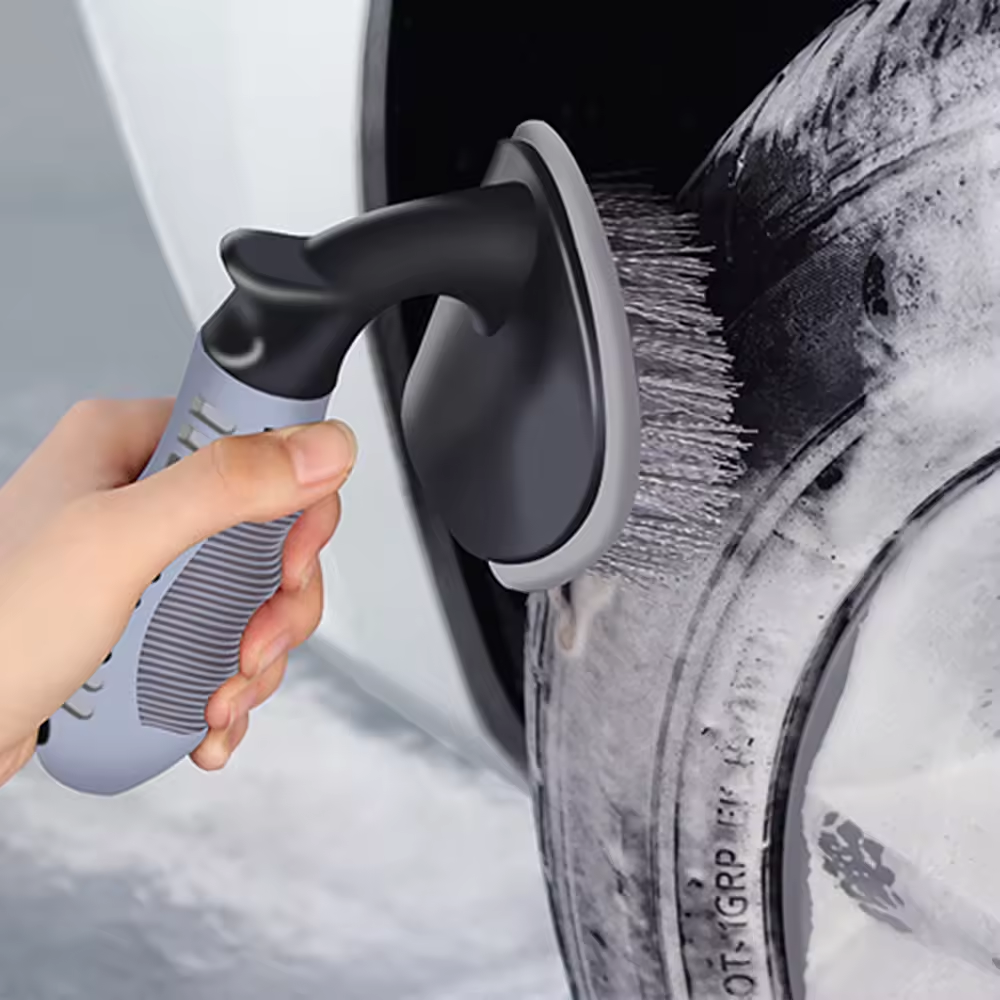 rubber hand guard car tire care wheel rim wash detailing scrub brush cars tyre auto washing detail brushes cleaner tool