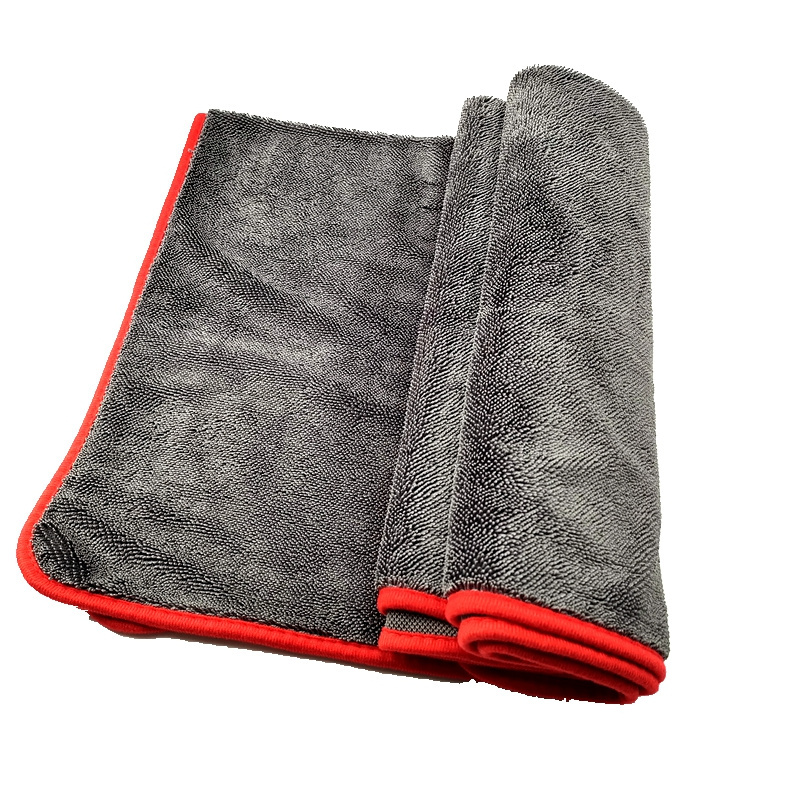 super absorbent dreadnought  compressed big fast drying microfiber dry towels for cars cleaning wash accessories detailing black