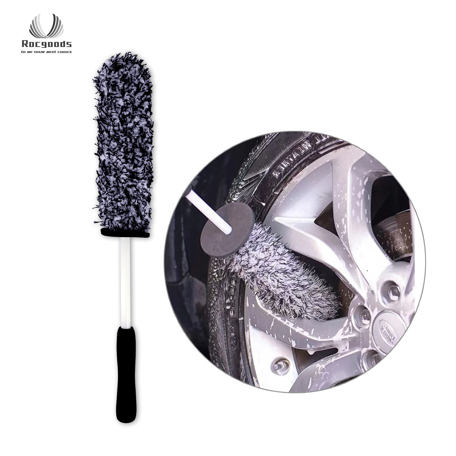 microfiber soft car wheels detail wheel washing detailing brush kit cars wash brushes set with long handle for auto cleaning