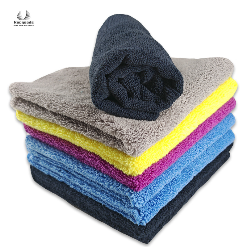 car wash towel super absorbent car microfiber towel with logo microfiber towel car wash 600 gsm long short pile