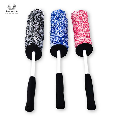 microfiber soft car wheels detail wheel washing detailing brush kit cars wash brushes set with long handle for auto cleaning