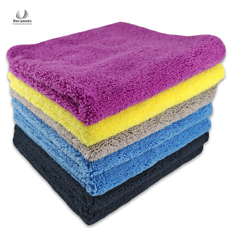 car wash towel super absorbent car microfiber towel with logo microfiber towel car wash 600 gsm long short pile