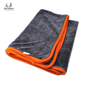 super absorbent dreadnought  compressed big fast drying microfiber dry towels for cars cleaning wash accessories detailing black