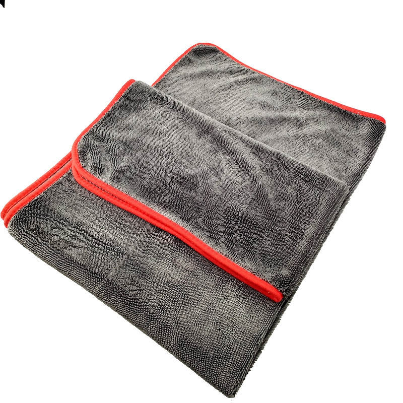 super absorbent dreadnought  compressed big fast drying microfiber dry towels for cars cleaning wash accessories detailing black