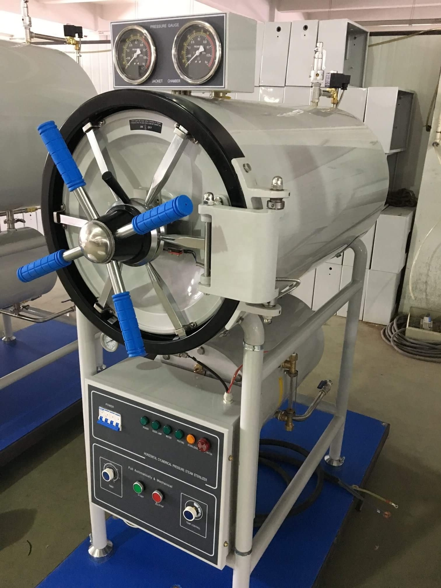 RC-HPSA(280L) cylindrical high pressure autoclave horizontal steam sterilizer horizontal autoclave