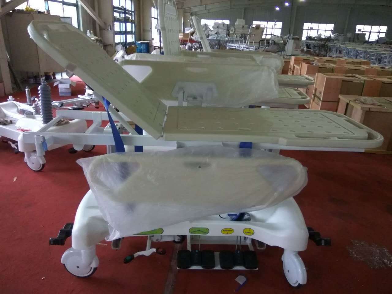 RC111-A-A Ambulance Stretcher Dimensions Medical Equipment in China Electric Patient Trolley Stretcher 24 Months Ro-chain CN;SHG