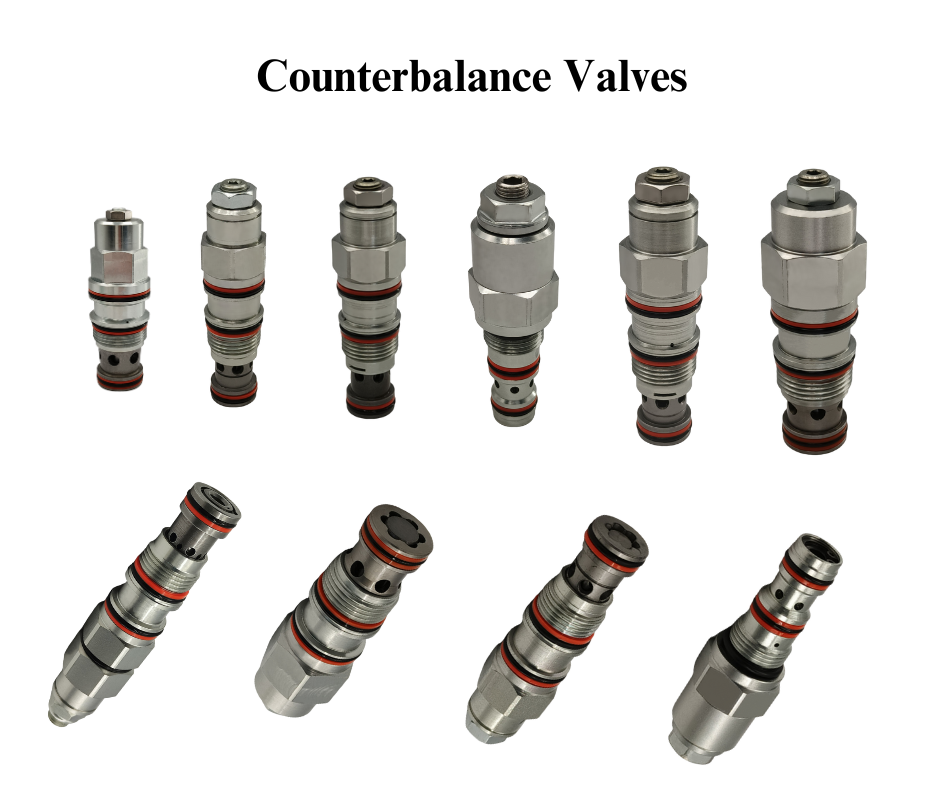 High performance hydraulic valves for oil flow screw-in cartridge valves construction machinery parts