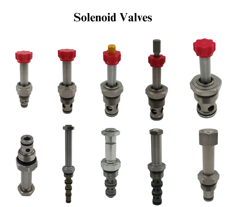 High performance hydraulic valves for oil flow screw-in cartridge valves construction machinery parts