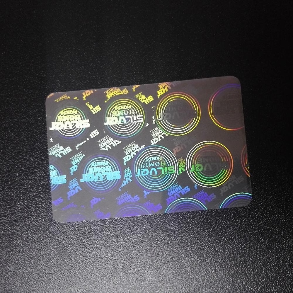 Custom security overlay hologram film lamination printing