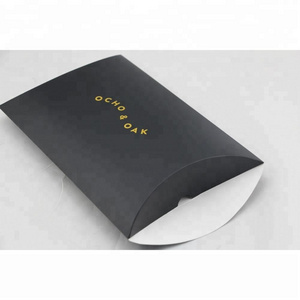 Custom design pillow box hair extension packaging