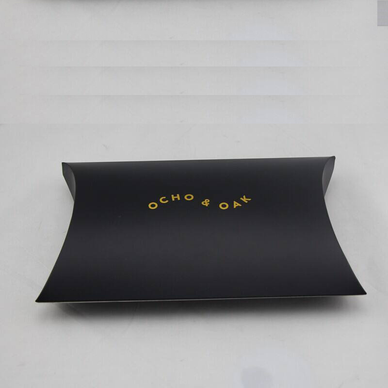 Custom design pillow box hair extension packaging