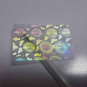 Custom security overlay hologram film lamination printing