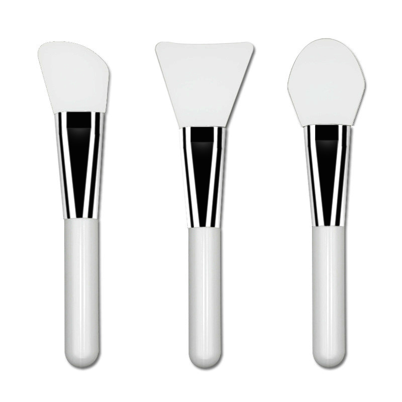 White Color Custom Silicone Mask Brush For DIY Mask