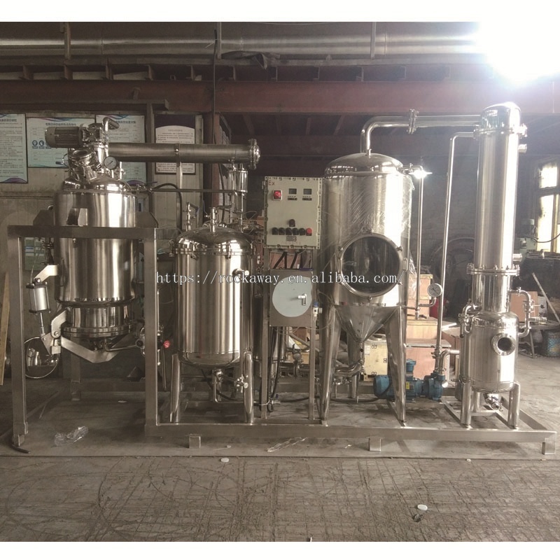 Small Herbal Extraction Equipment/Ultrasonic Solvent Extraction and Concentrate Machine