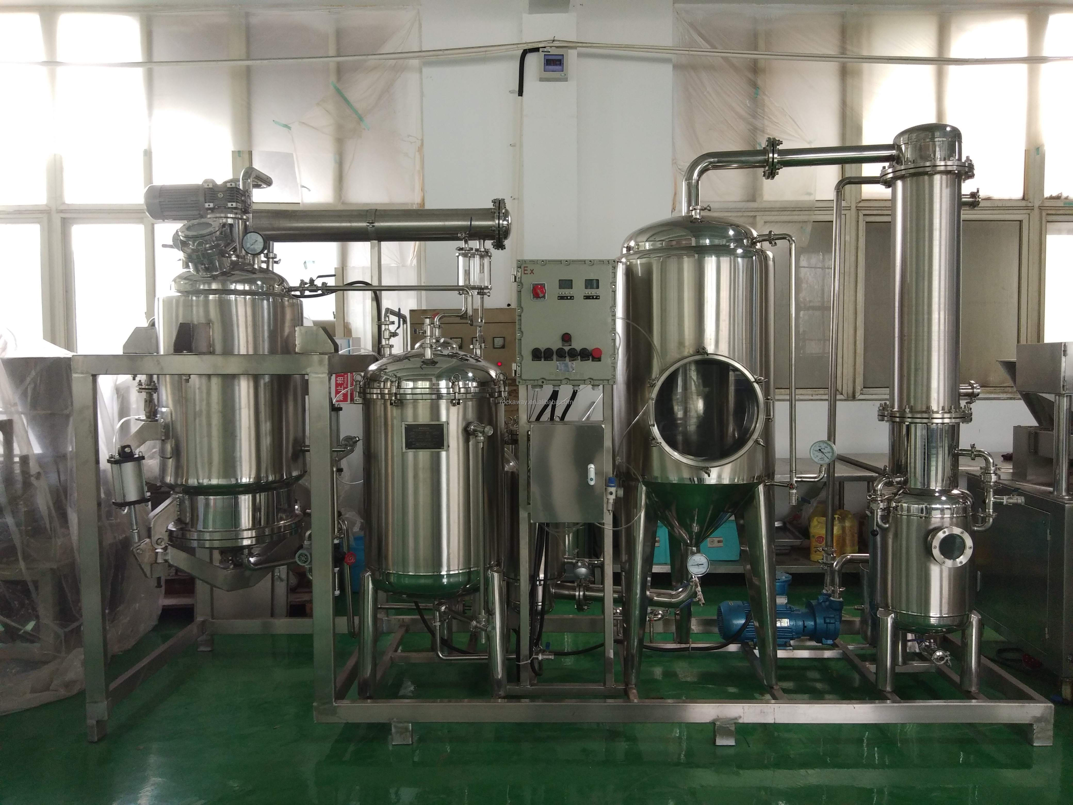 Small Herbal Extraction Equipment/Ultrasonic Solvent Extraction and Concentrate Machine