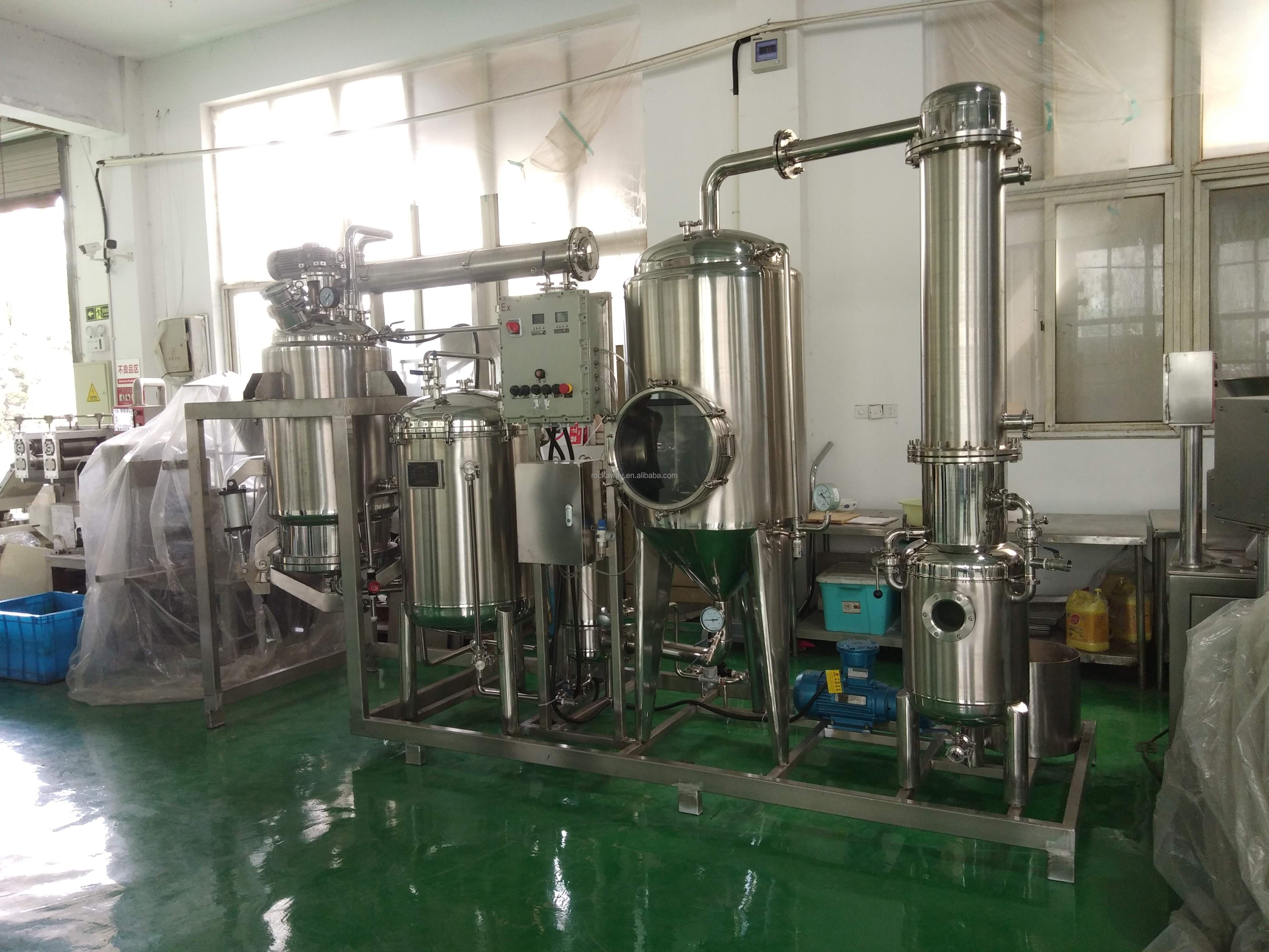 Small Herbal Extraction Equipment/Ultrasonic Solvent Extraction and Concentrate Machine