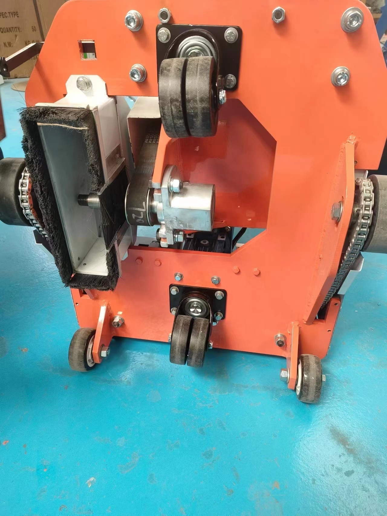 Concrete floor grooving scarifier heating milling machine for sale