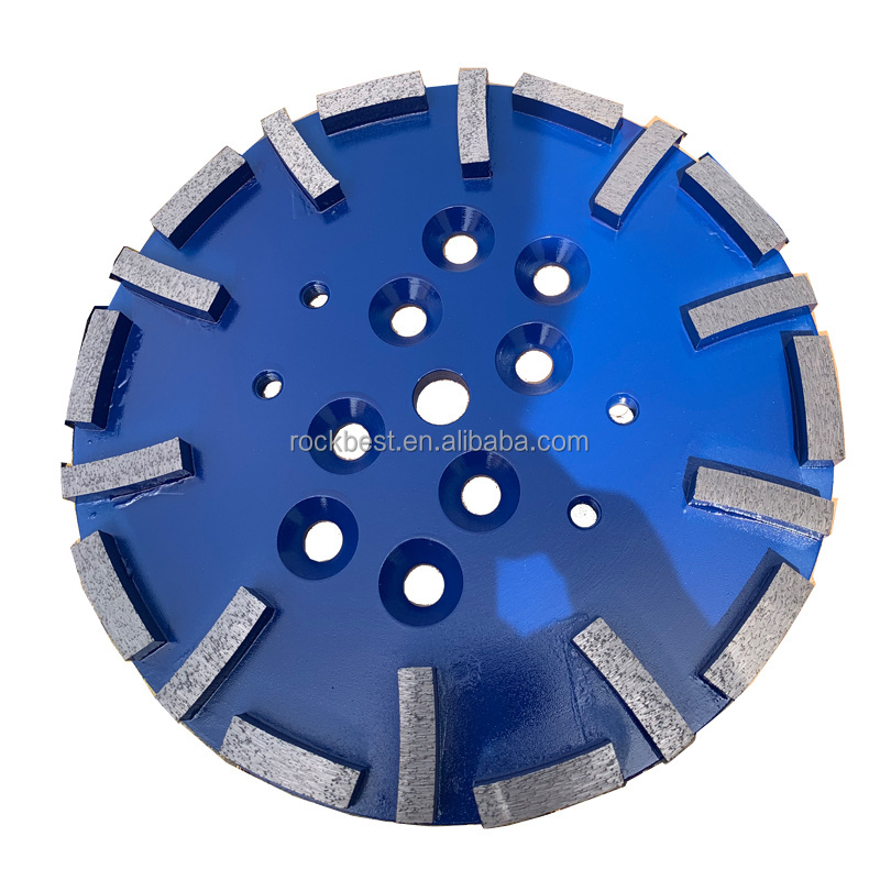 250mm concrete floor diamond grinding plate