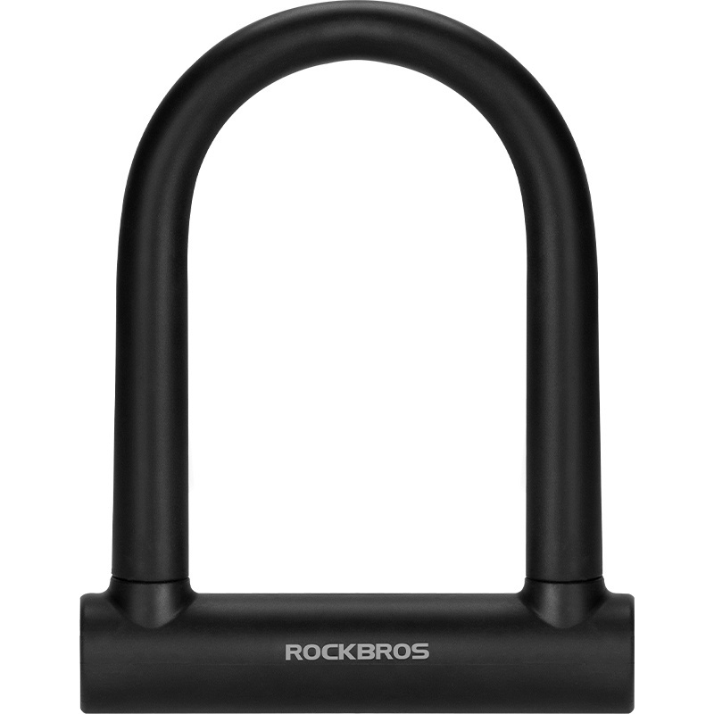 ROCKBROS bicycle u lock for motorcycle electric bicycle Wholesale Silicone electric U lock Anti-theft bicycle mountain bike lock