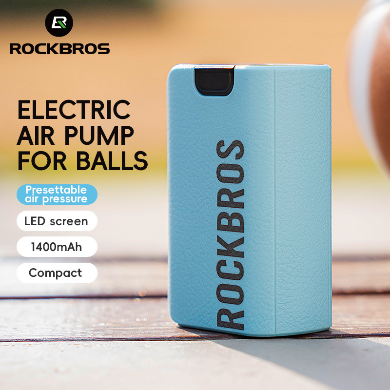 ROCKBROS Wholesale Sports Hand Air Pump for Sports Balls Basketball Custom Electric Mini Air Pump for ball pump electric