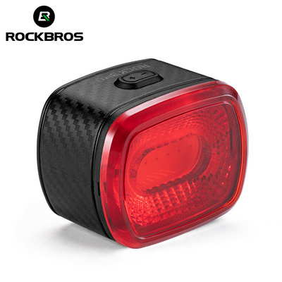 ROCKBROS Bicycle Tail Light for Night Riding Safety Red Led Usb Rechargeable Head Light Flash Bike Rear Tail Bike Safety Lamp