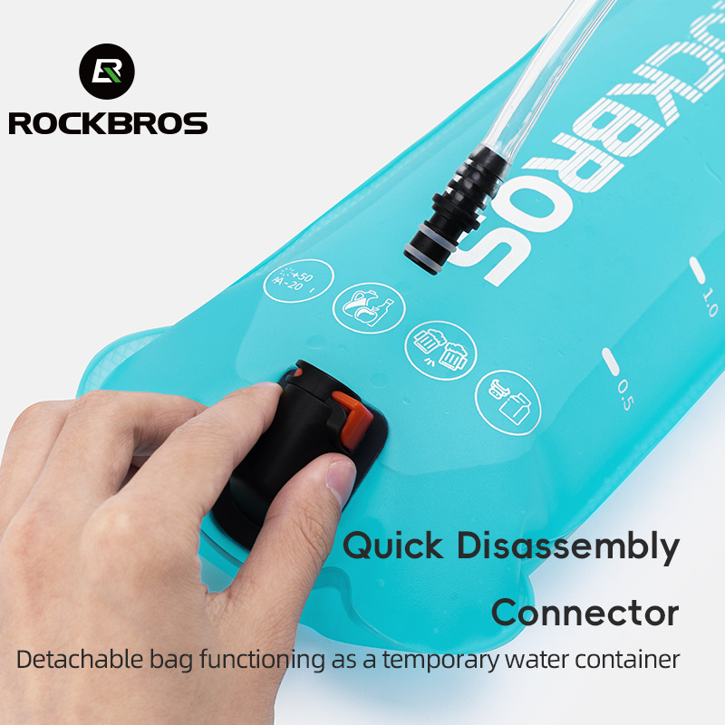 ROCKBROS Lightweight cycling Climbing Camping Hiking 2L water bladder Hydration TPU Outdoor Wide Opening Hydration Water bladder