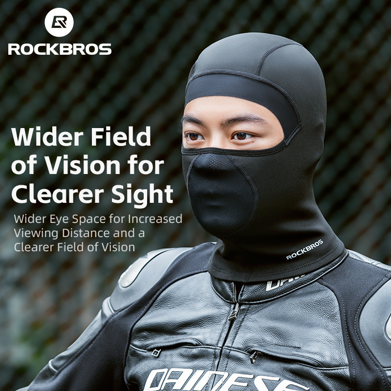 ROCKBROS Motorcycle Warmer Full Face Mask Balaclava Windproof 1 Hole Cheap Ski Balaclavas Wholesale Ski Masks