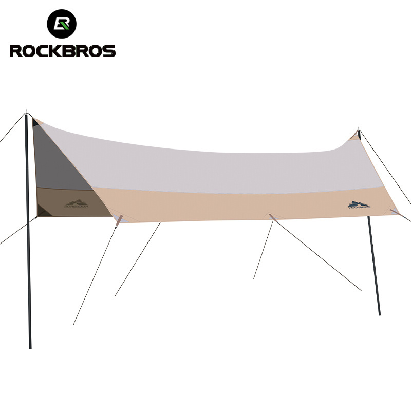 ROCKBROS Outdoor camping canopy tent Anti-UV Sun Shade cloth rainproof fly tarp Beach Tent Sunshade Canopy