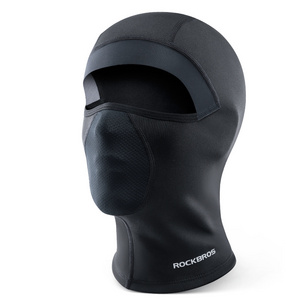 ROCKBROS Motorcycle Warmer Full Face Mask Balaclava Windproof 1 Hole Cheap Ski Balaclavas Wholesale Ski Masks