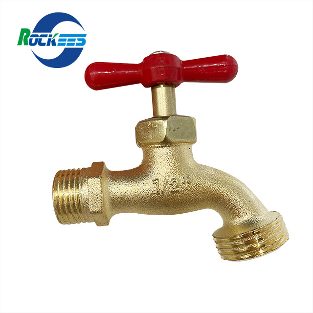 South American Popular 1/2 Inch NPT Thread Brass Garden Water Tap Faucets