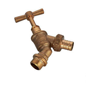 African Garden Outdoor 1/2 British Copper Water Faucet Valve Water Faucet Slow Open 4 Split Valve Water Faucet