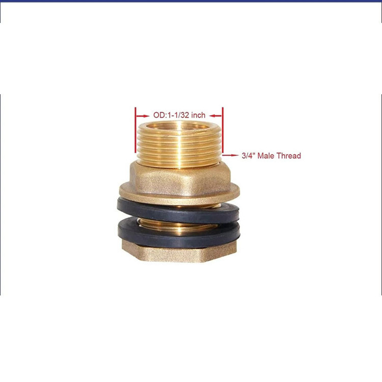 Best Quality Brass Water Tank Thread Fitting Connector