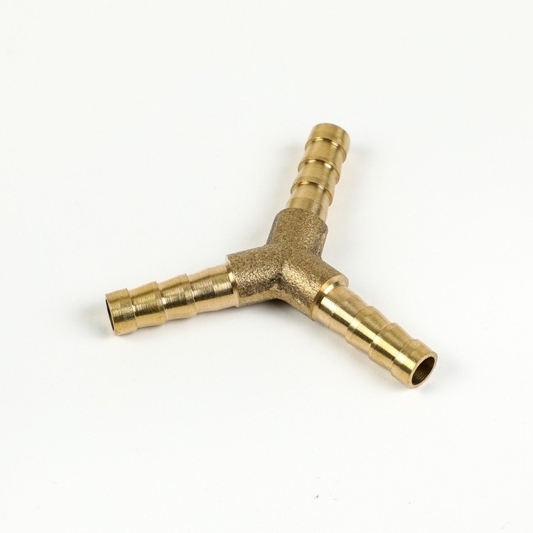 Lead Free Brass 3 Way Hose Barb Tee Nipple Pex Fittings At Direct Factory Price