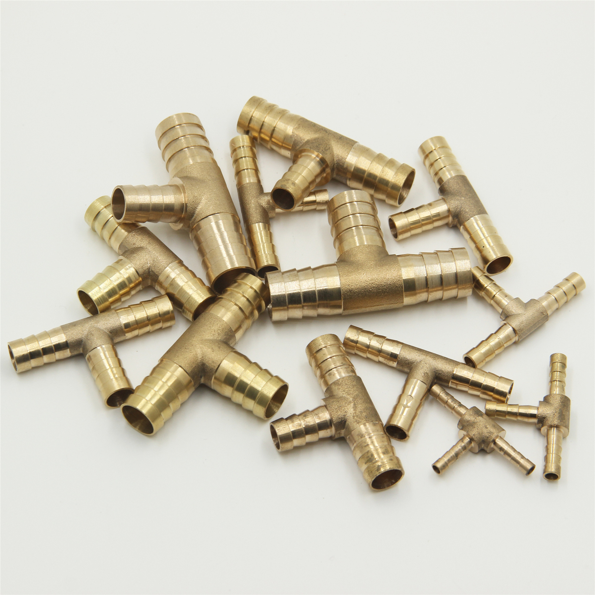 Lead Free Brass 3 Way Hose Barb Tee Nipple Pex Fittings At Direct Factory Price