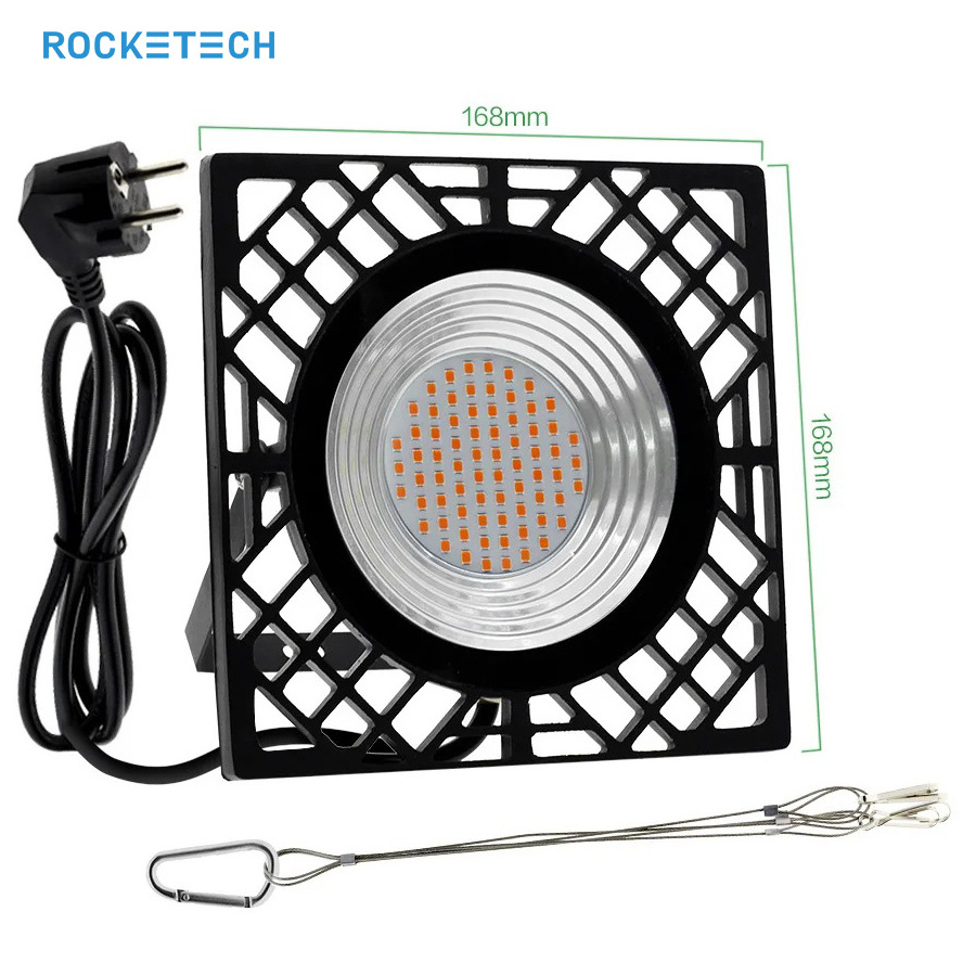 AC220V Full Spectrum 500W LED Grow Light Ultra-Thin Heat-Sink 50W Growing Lamp Bulbs Ideal for Seedling Flower and Indoor Plants