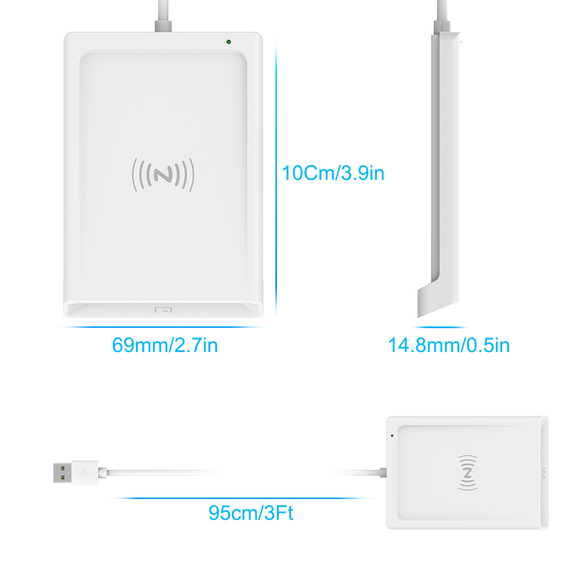 USB ID chip ISO7816 emv microchips smart payment credit phone NFC RFID contactless card reader