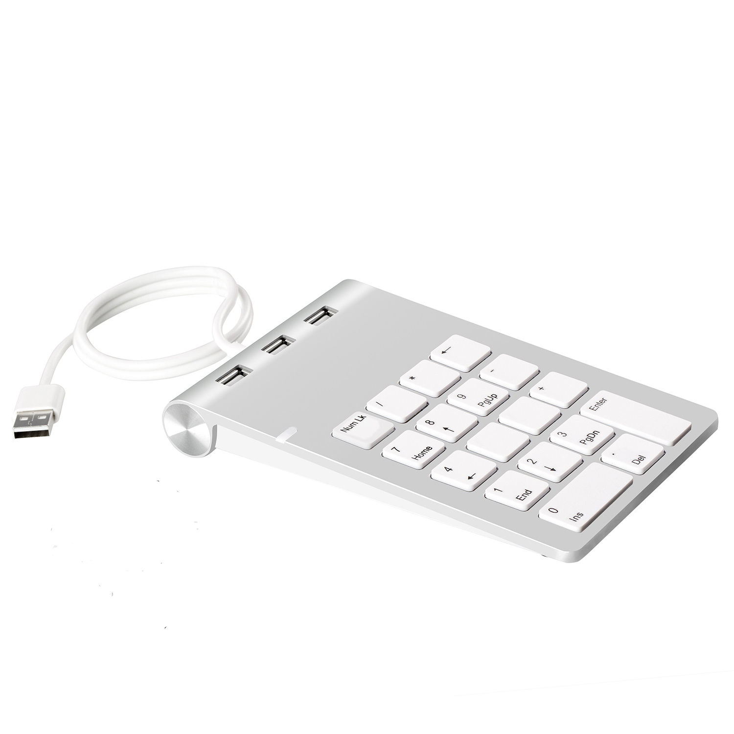 OEM Factory Price Mini USB 2.0 Hub Wire Numeric Keypad Keyboard 18 Keys Numeric Mini USB Keypad For Laptop Computer