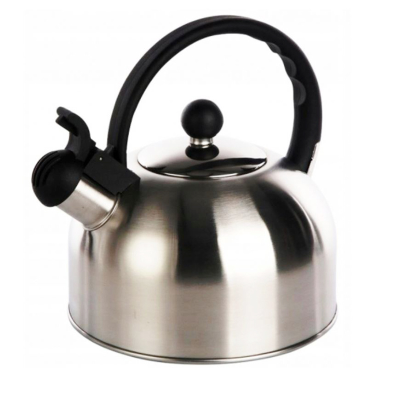 Gas Metal Silver Stovetop Induction Modern Tea Kettle Stove Top Stainless Steel Whistling Kettle