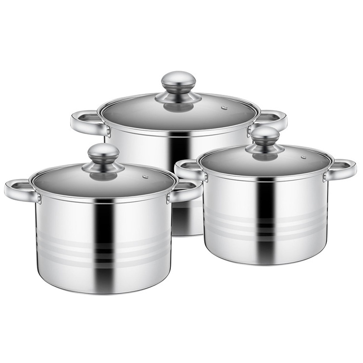 30 cm big thick stainless steel hotel restaurant catering commercial wholesale soup stock pot