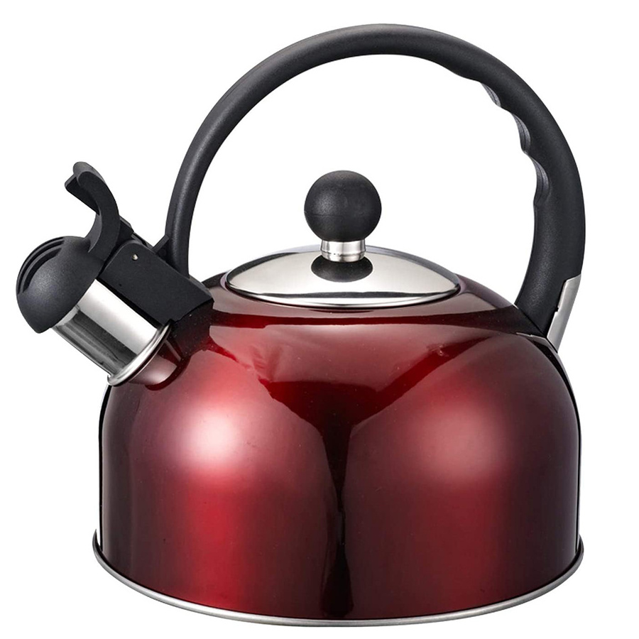 Kettle 2.0 Liters wholesale Stainless steel  hotel hot water folding stovetop tea whisling kettle Pot