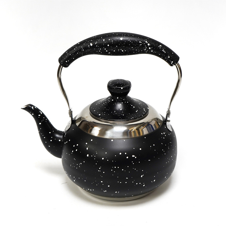 Unique Black Luxury Oem Pots Modern Vintage Coffee Eith Strainer Infuser Hotel Design Marble Tea Pot