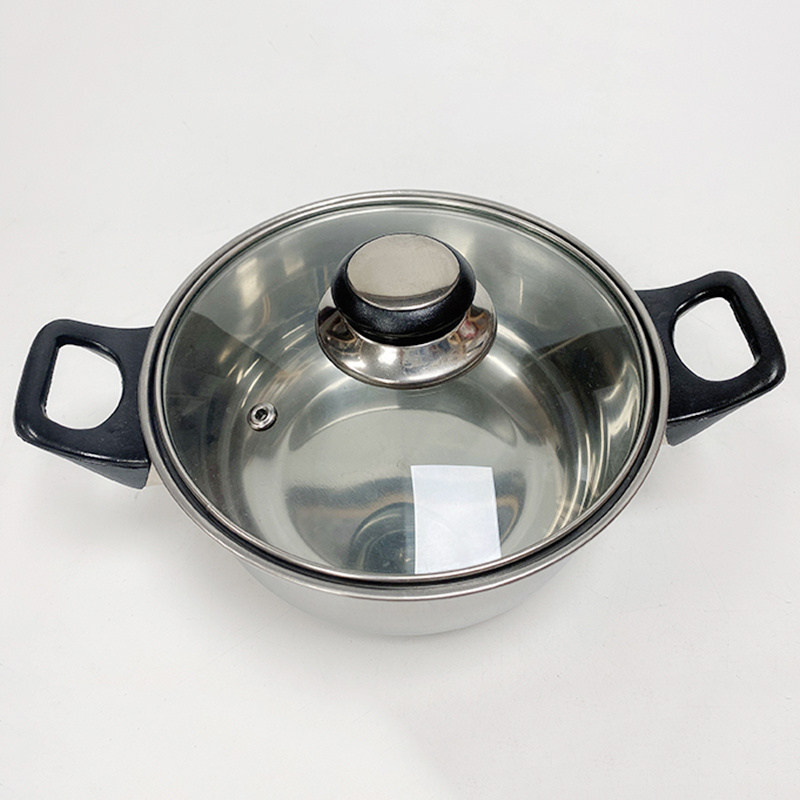 Hot Sale Kitchen Wear Cooking Pots Pan Stainless Steel Utensils Hotpot Casseroles Set Cookware