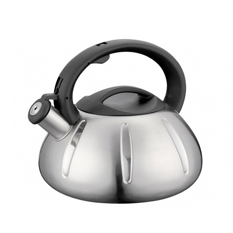 Gas Metal Silver Stovetop Induction Modern Tea Kettle Stove Top Stainless Steel Whistling Kettle