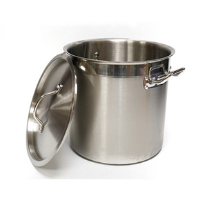 20 Liter Stainless Steel 30 cm Kitchen 6mm Thick Lid Pots Large Big Restaurant Stock Pot