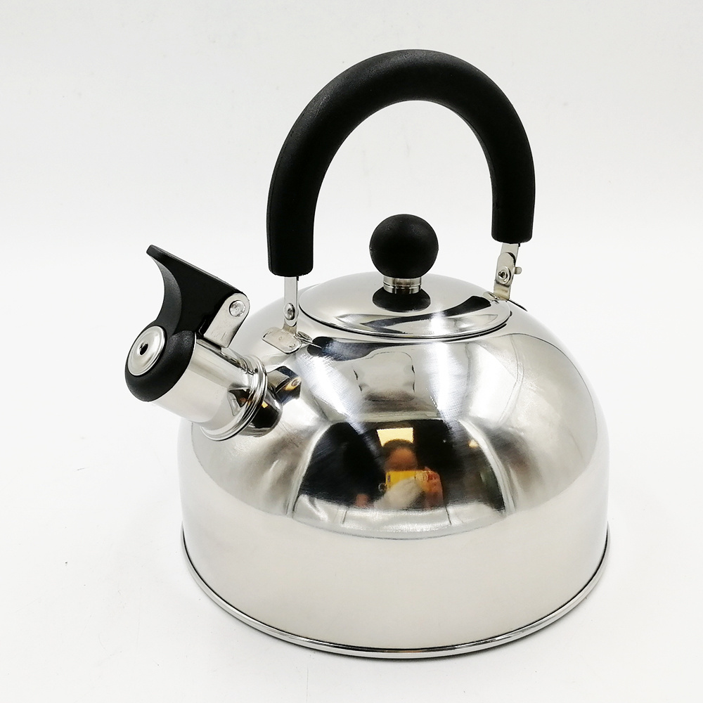 OEM Black bakelite moving handle Whislting kettle Stainless Steel Tea pot kettle whistling