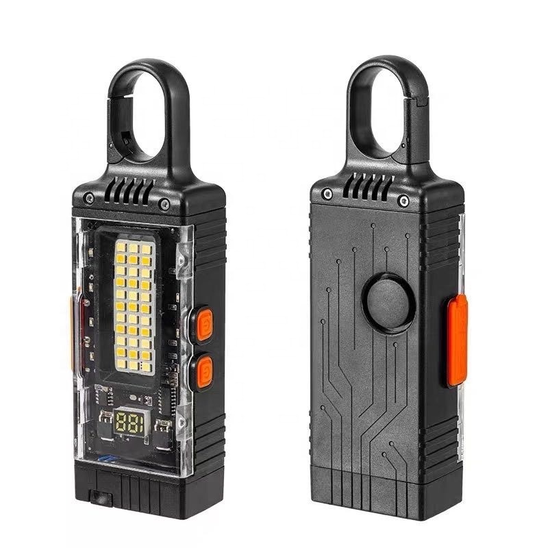 Outdoors electric windproof cigar arc lighter light high brightness flashlight emergency alarm light waterproof lighter light