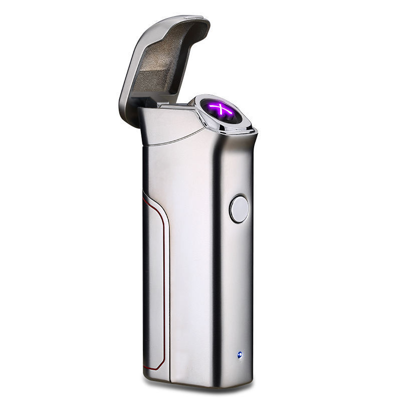 Hot-selling Double Arc Usb Charging Replaceable windproof Electric Plasma Cigarette Lighter