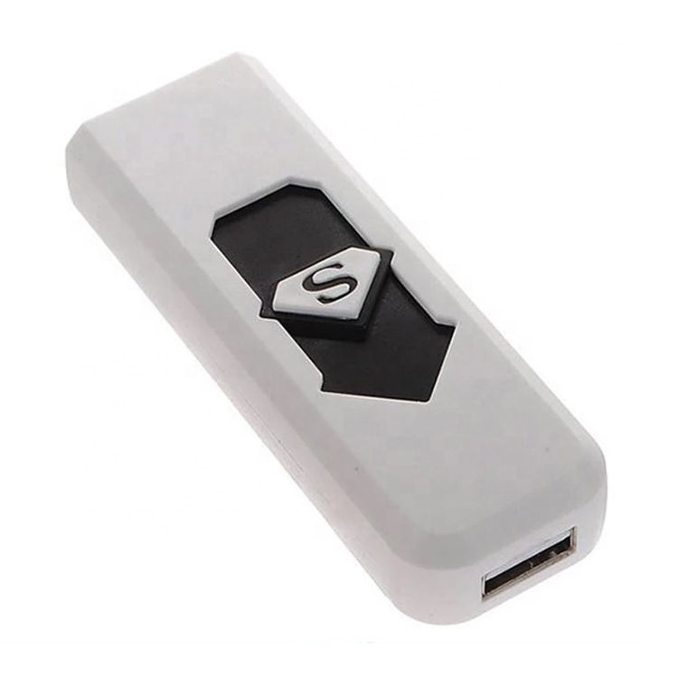 New design windproof portable usb Coil  rechargeable Plastic  Electric Lighter